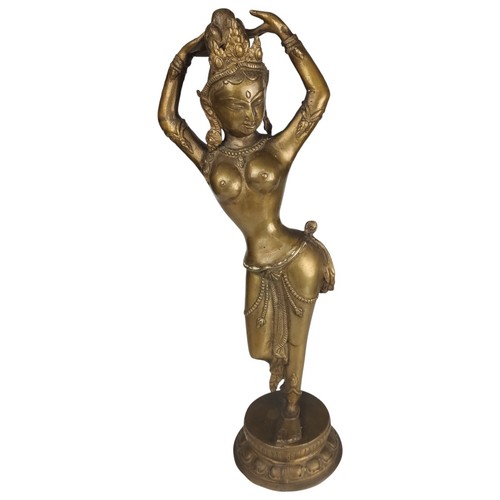 Skulptur figur messing bronze - skulptur,