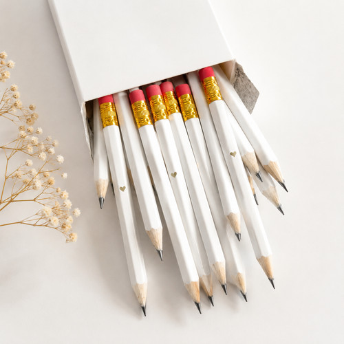 Mini bleistifte mit herz - mit,