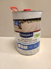 STARWAX - Hochleistungs-Sättiger für Terrassen und Außenholz – Farblos – 5L