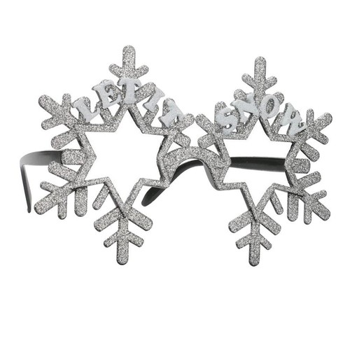 Glitter let snow - let,