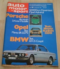 AMS 19/71 BMW 3,0 CS Coupe E9