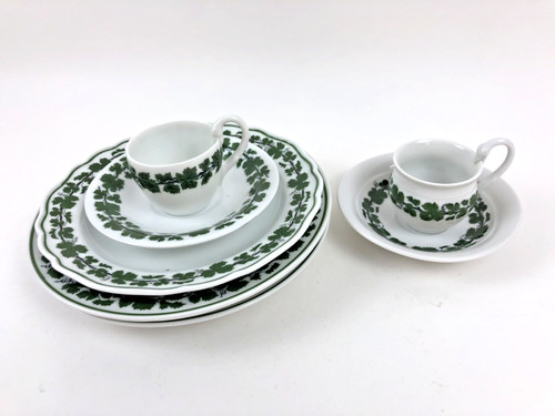 Meissen kuchenteller mokka - 7x,