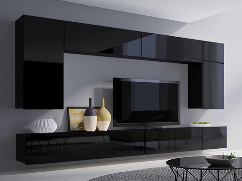 Moderne wohnwand calabrini - moderne,