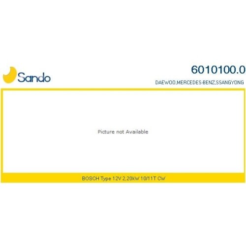 Starter sando 6010100 für - starter,