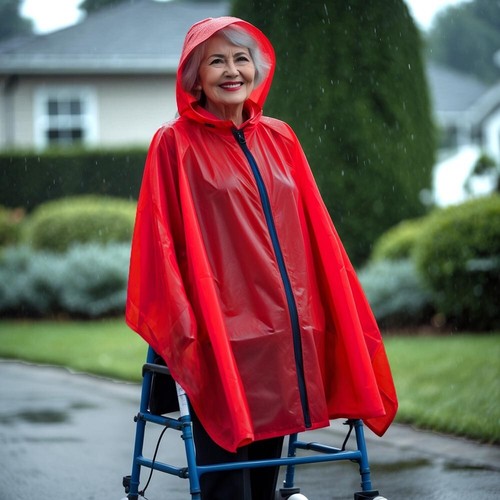 Regenponcho für rollator - für,