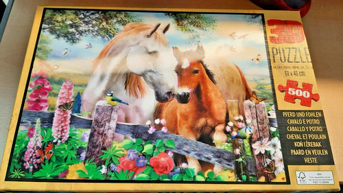 Puzzle pferd und fohlen - pferd,