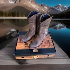 Old West Echt Leder Western