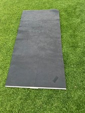  Alcantara 9040 Stoff tief schwarz mit Schaum Kaschiert 150 cm x70 cm reststück