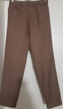 Damen Hose 100% Wolle Hellbraun gerade Neuwertig Original Prada Gr. S