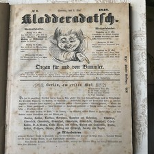 Kladderadatsch  27 Bände gebunden. Lückenlos 1848-1874