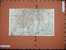 Original alte Vintage Druck