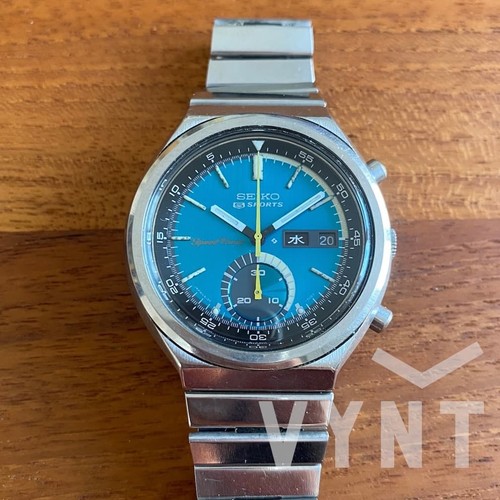 Seiko 6139 7060 jdm teal - seiko,