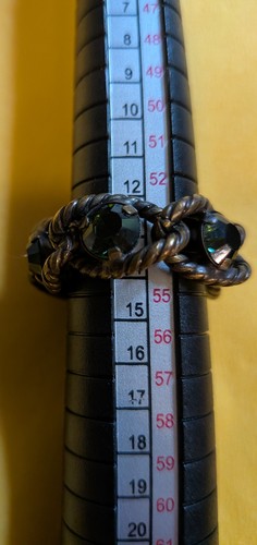 Ring konplott vintage strass - konplott,