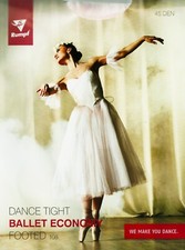 Rumpf Ballettstrumpfhose Economy 108  Gr. L/XL, Pink