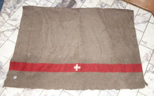 original Wolldecke - schweizer Armee - sehr warm !! - 180 x 130 cm  - MILITÄR