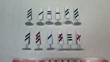 12x B Model (ETS) Spur 0 Blech-Warnbake/Leitbake, sehr gut #AX906-0,5