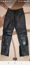Motorradhose Bikerhose Echtleder Raberg schwarz