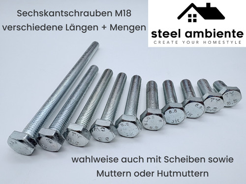 Sechskantschraube m18 galv - m18,,