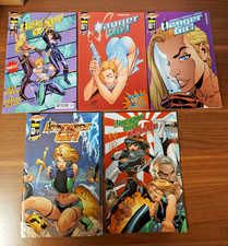 Danger Girl - Comic - Heft 1 - 4 u. 1 x Kamikaze! - Dino - Cliffhanger - deutsch