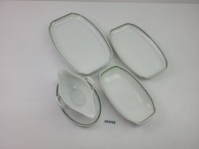 Vorlegeplatten Sauciere Rosenthal Kronach Germany Else Grünes Muster #254762