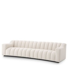 EICHHOLTZ Sofa Kelly L Bouclè Cream sensationeler Preis kostenlose Lieferung