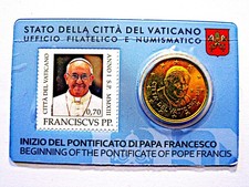 Vatikan  50 Cent Coincard