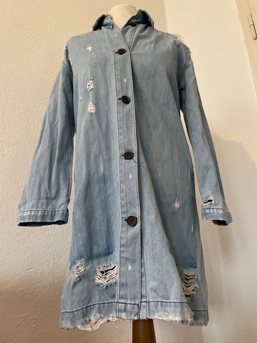 Zara jeansjacke jeansmantel - jeansjacke,