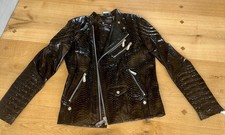 Philipp Plein Python Lederjacke Gr.L Bikerjacke