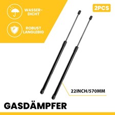 2x Gasfeder Heckklappendämpfer 570MM für Ford Fiesta VI MK6 Schrägheck 1666068