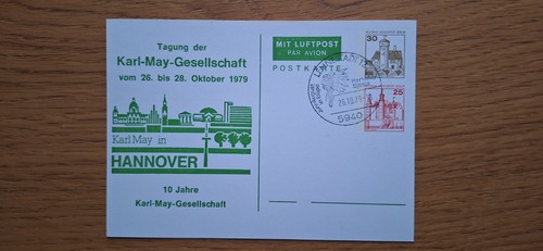 Luft postkarte karl may - may, in