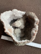 Calcit Druse RIESIG Deutschland Geode Rötlich