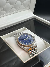 ROLEX OYSTER PERPETUAL Datejust Vintage - Edelstahl - Automatik - blau