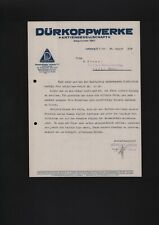 LEIPZIG, Brief 1929, Dürkopp-Werke AG Fahrrad Nähmaschinen