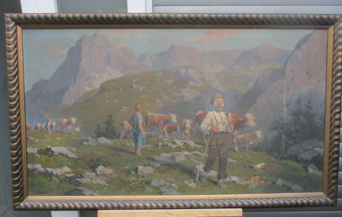 Original ölgemälde kühe - original,