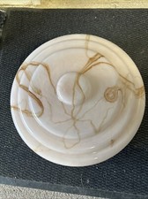 Antik Groß -schirm Lampenschirm Opalglas