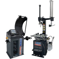 Weber PKW Montiermaschine STM-102 Wuchtmaschine STW-202 Hilfsmontagearm Paket