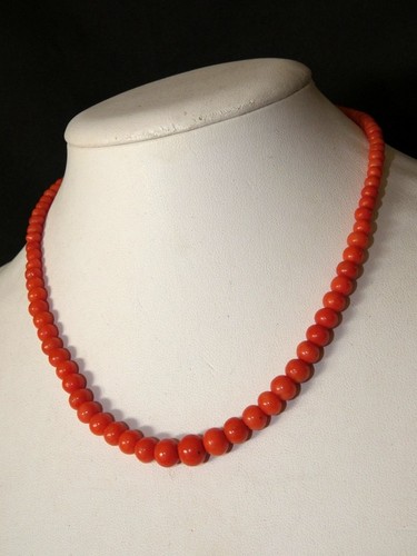 Art deco korallen kette - art,