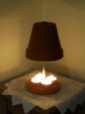 Teelichtofen neu aus Terracotta - 20cm, Ofen, Teelichtheizung, Deko, Kerzenofen