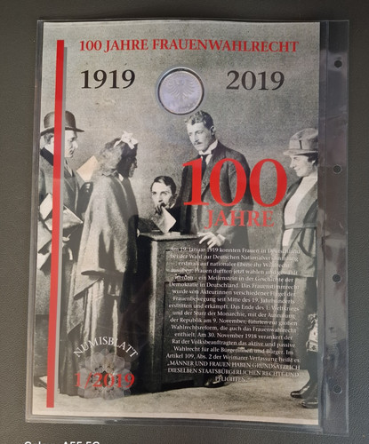 Brd numisblatt 2019 100 - numisblatt,
