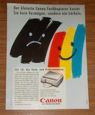 Seltene Werbung CANON CLC 10