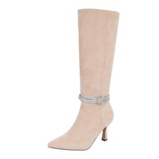High-heel Stiefel Damenschuhe 7288 Ital-design In Beige