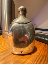 Flachmann Schnapsflasche 925er Sterling Silber plated, Sillems