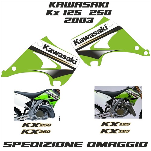 Aufkleber set kawasaki - kawasaki, kx