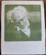 Radierung ARTHUR SCHOPENHAUER