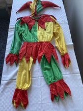 Kinder - Faschingskostüm/ Theaterkostüm Till Eulenspiegel + Narrenkappe, Gr 152