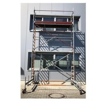 Fahrgerüst Arbeitshöhe 6,60 m, Rollgerüst Alugerüst Layher/Assco 