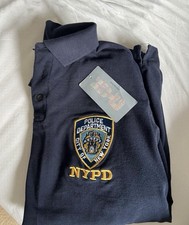 Poloshirt T-Shirt NYPD New York Police Department Größe M Blue Navy Neu Etikett
