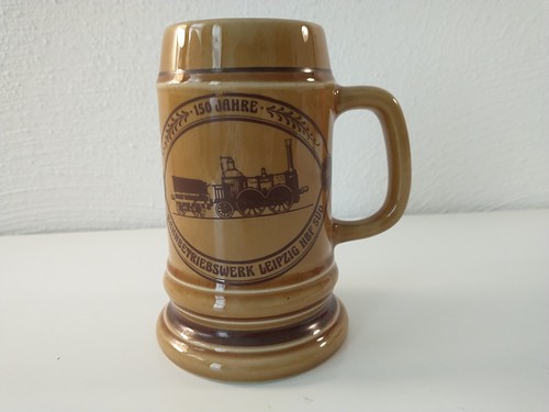 Bierkrug veb steingutwerk - bierkrug,