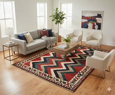 Handgeknüpfter Wollteppich