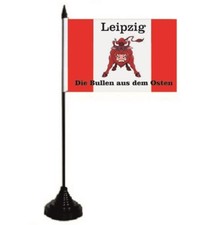 Tischflagge Leipzig Die Bullen